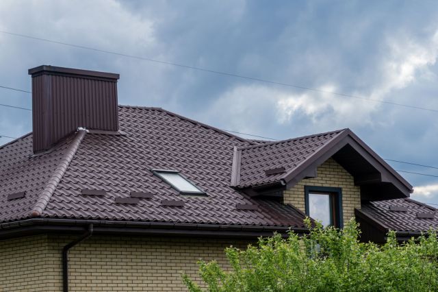 A house in a suburban neighborhood.