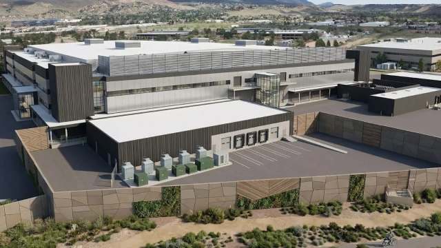 An industrial facility.