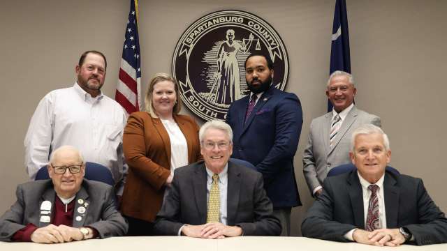 Members of the Spartanburg County Council.
