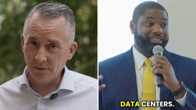 Florida governor candidates David Jolly on the left and Byron Donalds on the right.