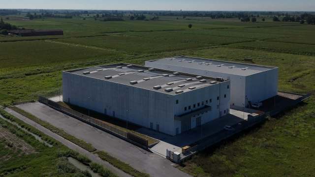 A data center in a rural area.