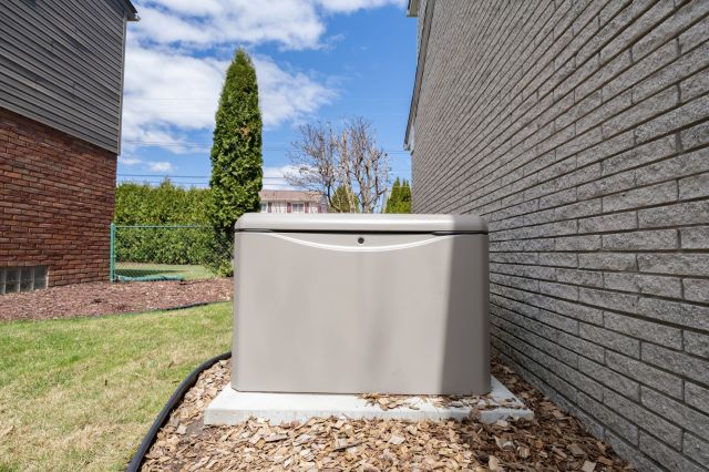 A portable generator.