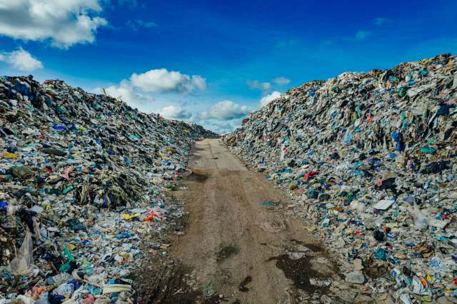 A landfill.
