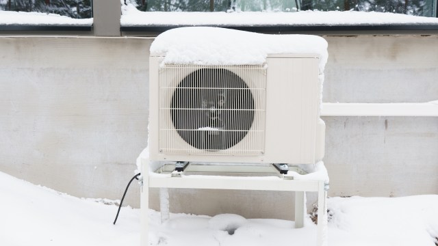 A heat pump.