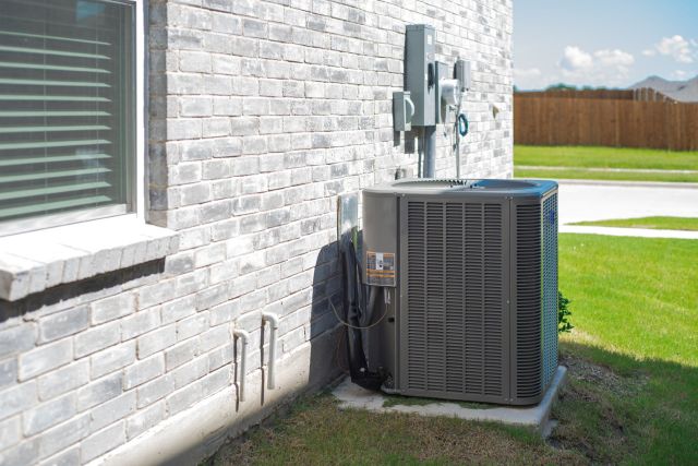 A heat pump unit.