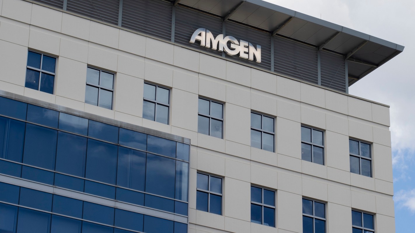 An Amgen company building.