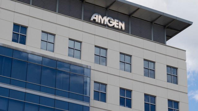 An Amgen company building.