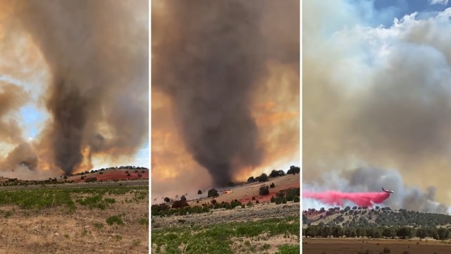 A firenado.