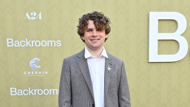 YouTuber and filmmaker Kane Parsons at an event for his "Backrooms" directorial debut.