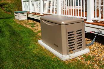 A Kohler home generator.