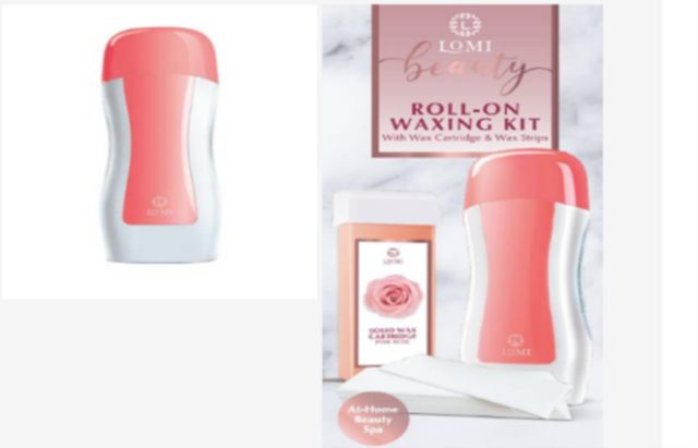 A Lomi roll-on waxing kit.