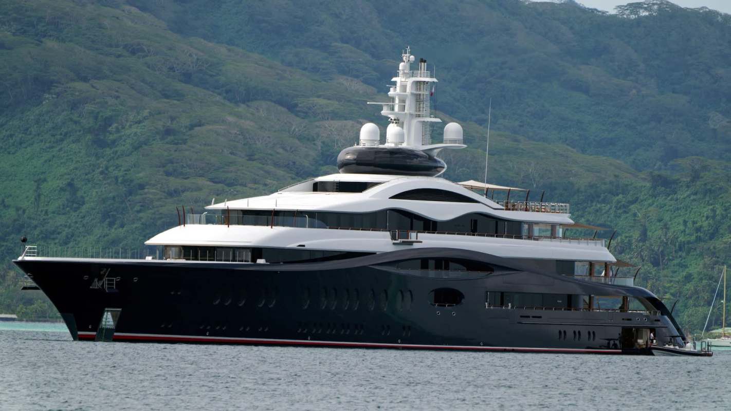 Luxury superyacht Launchpad.