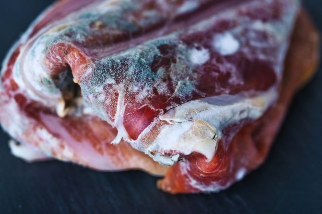 Moldy ham.
