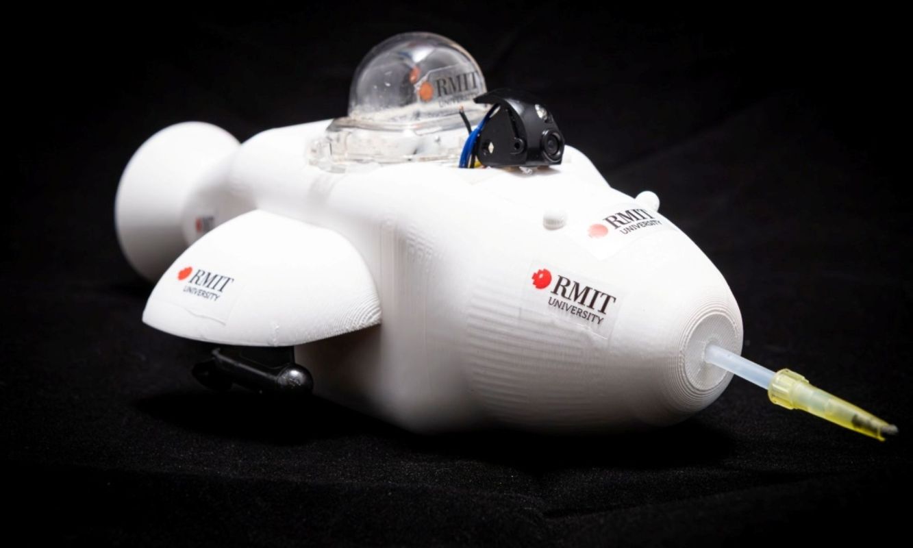 RMIT's Electronic Dolphin minibot.