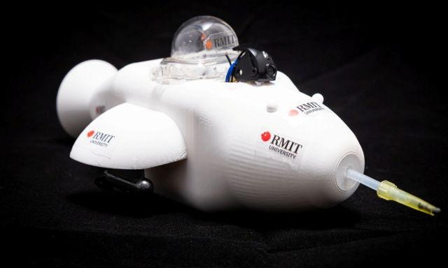 RMIT's Electronic Dolphin minibot.