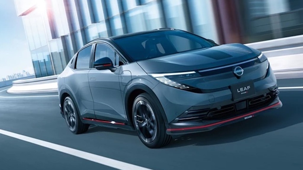 Nissan's affordable Leaf gets a sporty Nismo version, and Japan