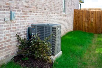 An outdoor AC unit.