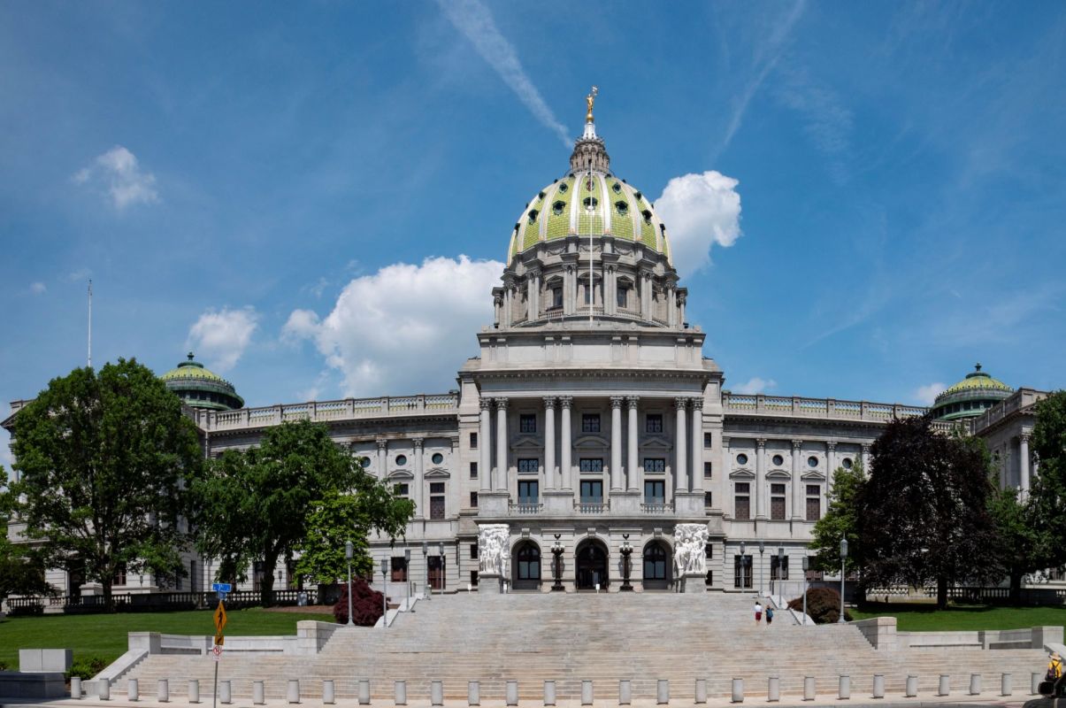 The Pennsylvania State Capitol.