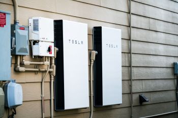 Tesla Powerwall units.