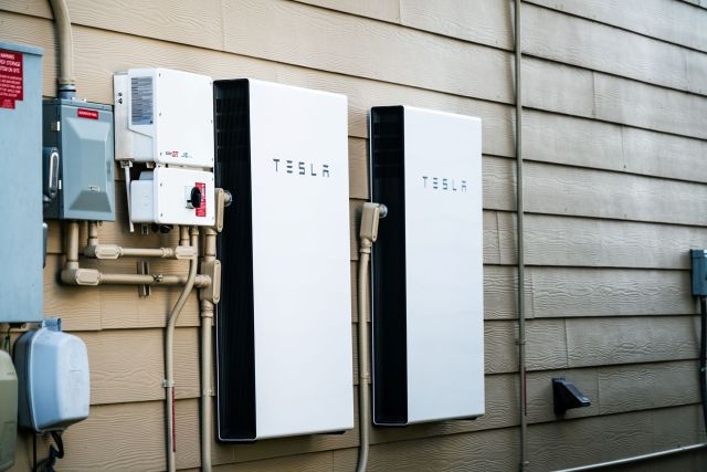 Tesla Powerwall units.