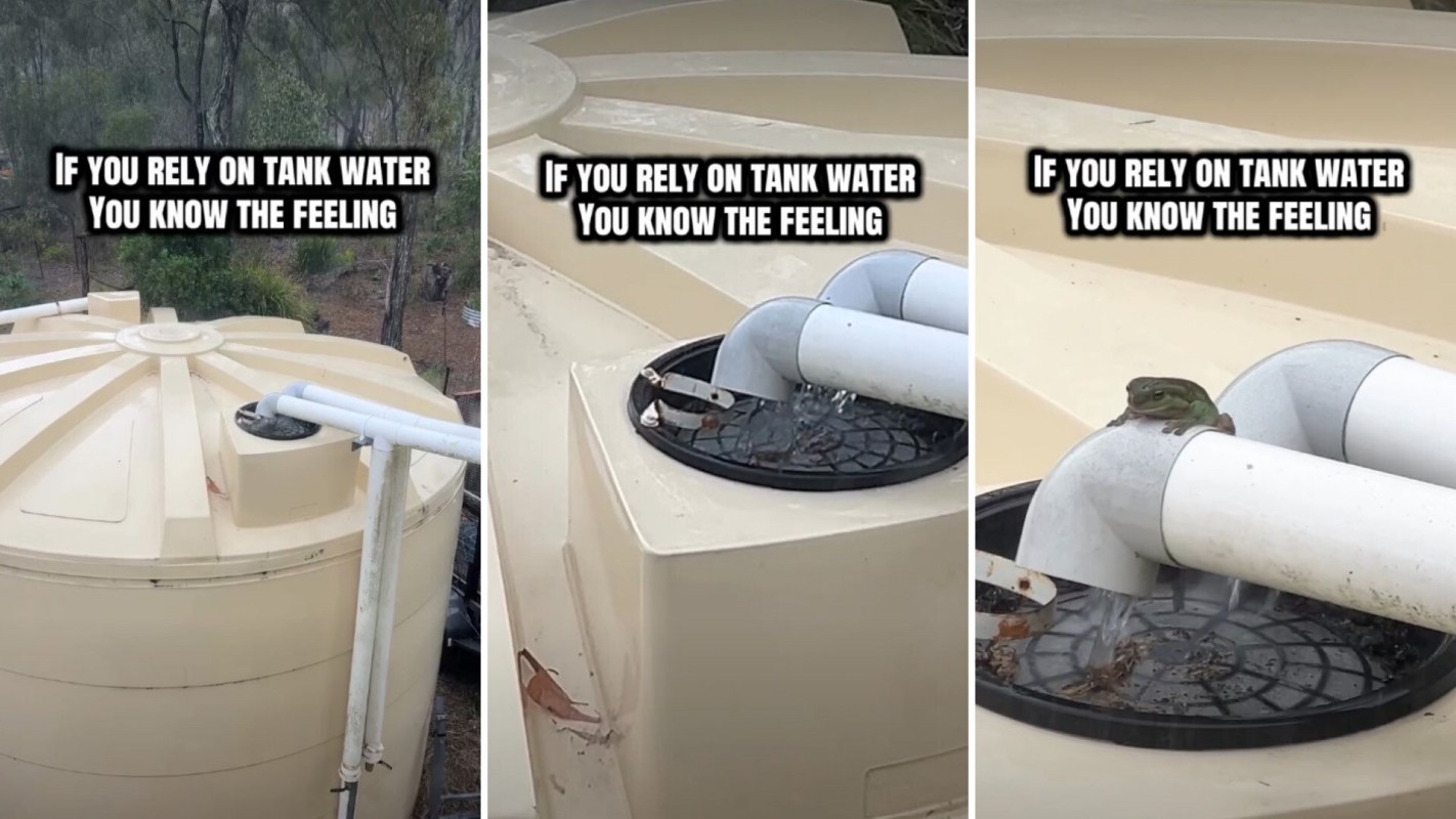 A private water tank.