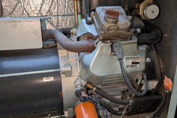 An old Generac generator engine.