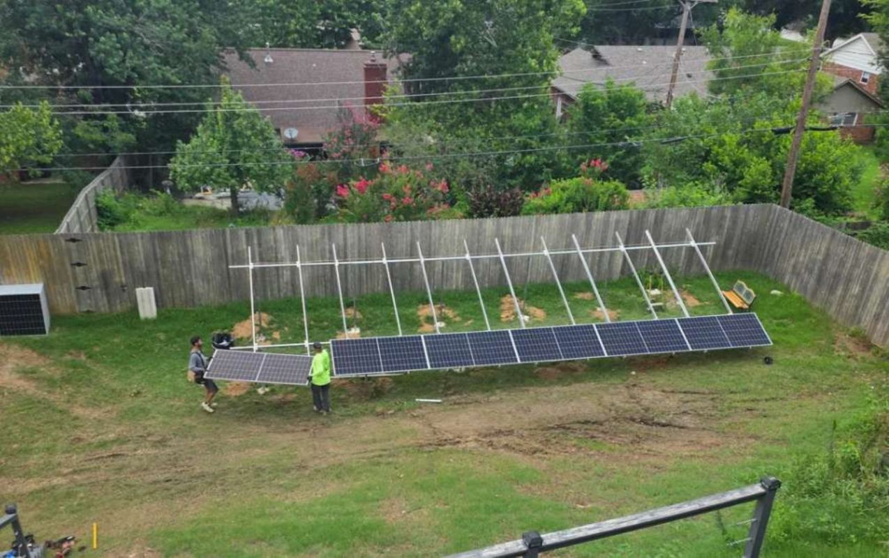Solar installation.