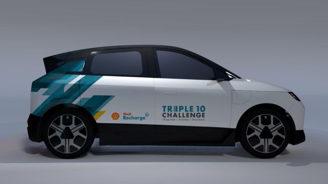 A Shell Triple 10 Challenge concept car.