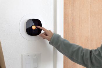A smart thermostat.