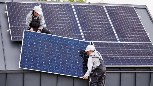 solar panel installation