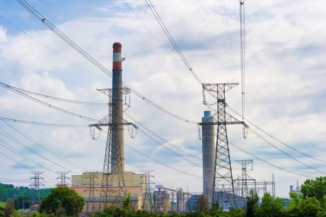 A coal plant in Tennessee.