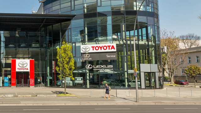 A Toyota Lexus dealership.