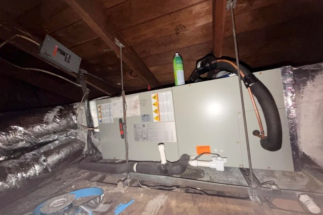 An AC unit.