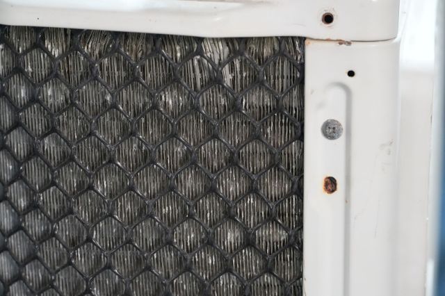 A dirty evaporator coil.