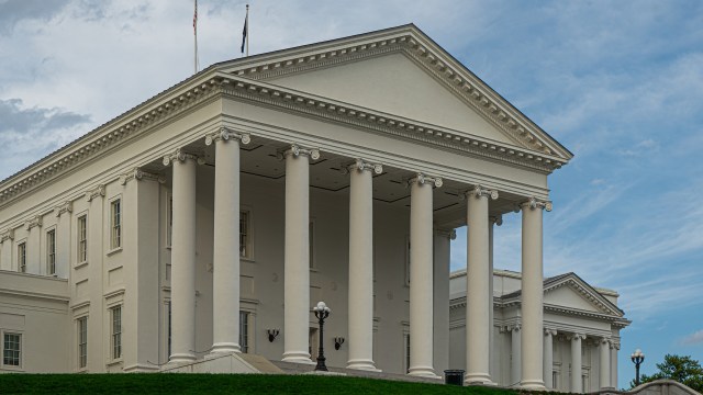 The Virginia State Capitol.