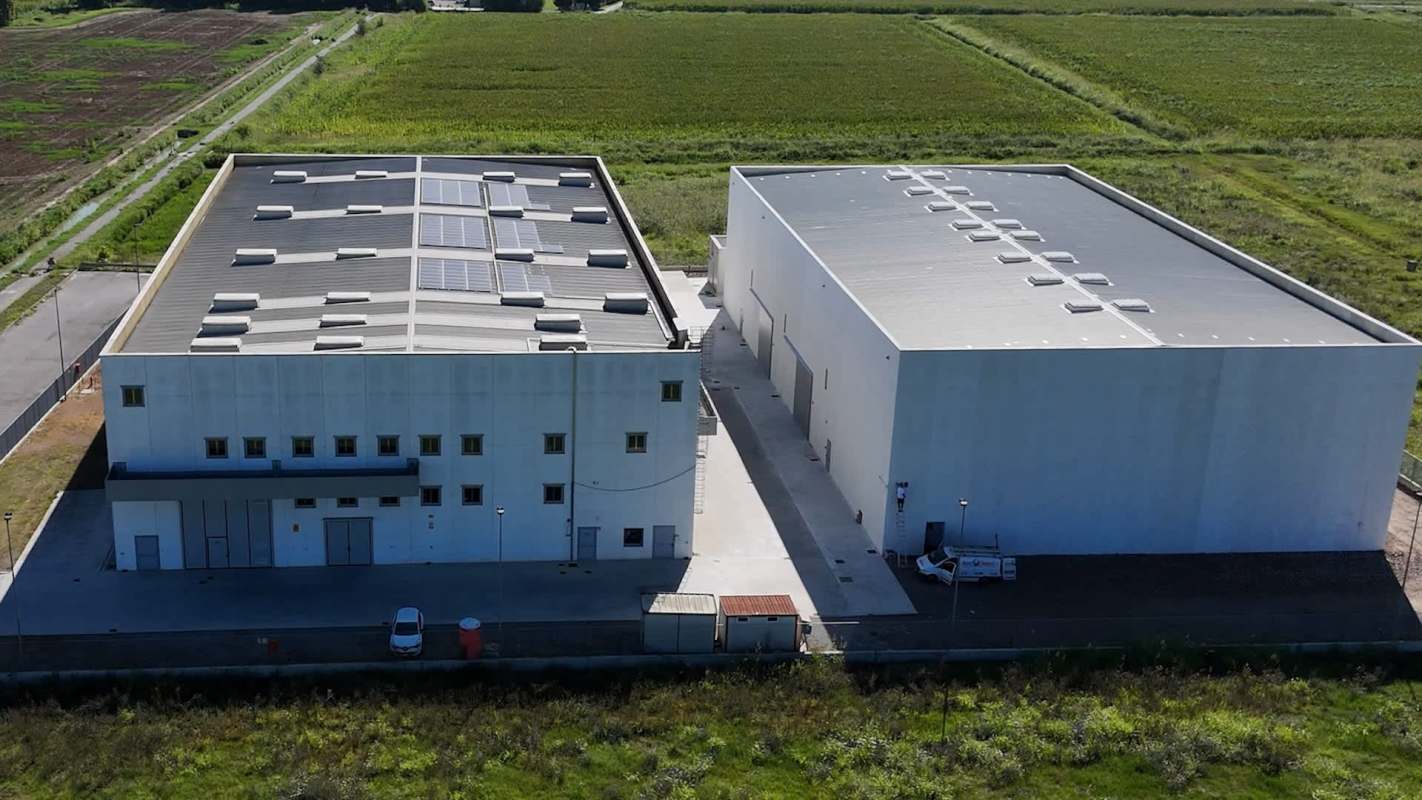 A data center in a rural area.