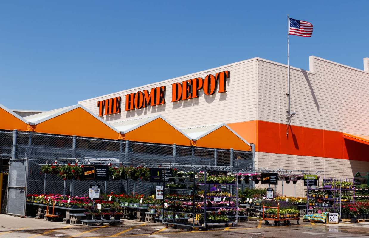 A Home Depot location.