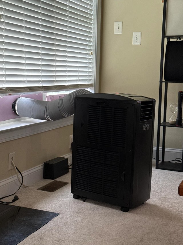 An AC unit.