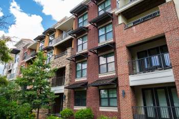 An apartment building.