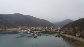A fishing village.