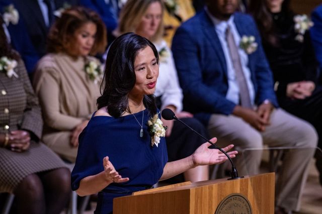 Boston Mayor Michelle Wu.