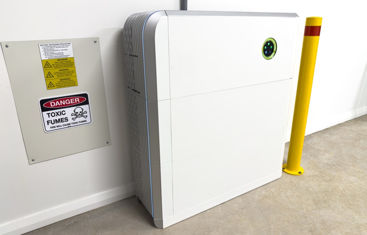 A battery system.