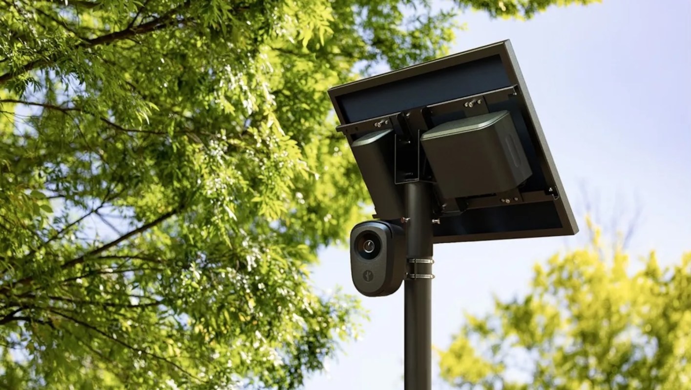 A Flock security camera.