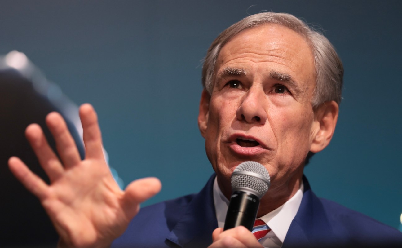 Texas Governor Greg Abbott.
