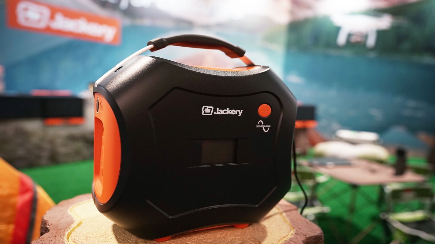 A Jackery battery system.