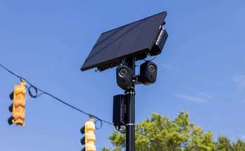 A Flock surveillance camera.