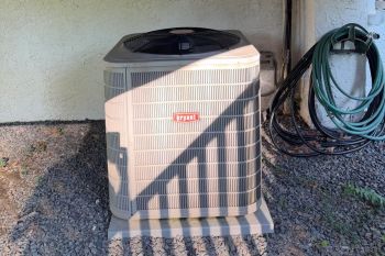 An outdoor AC unit.