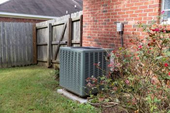 An outdoor AC unit.