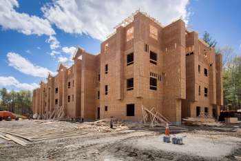 Apartments under construction.
