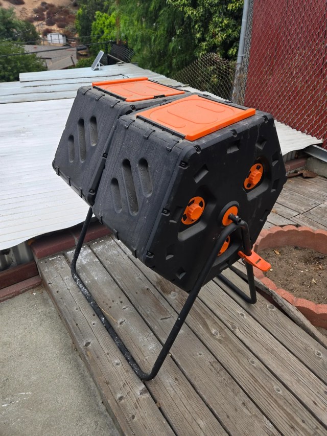 An outdoor bin.